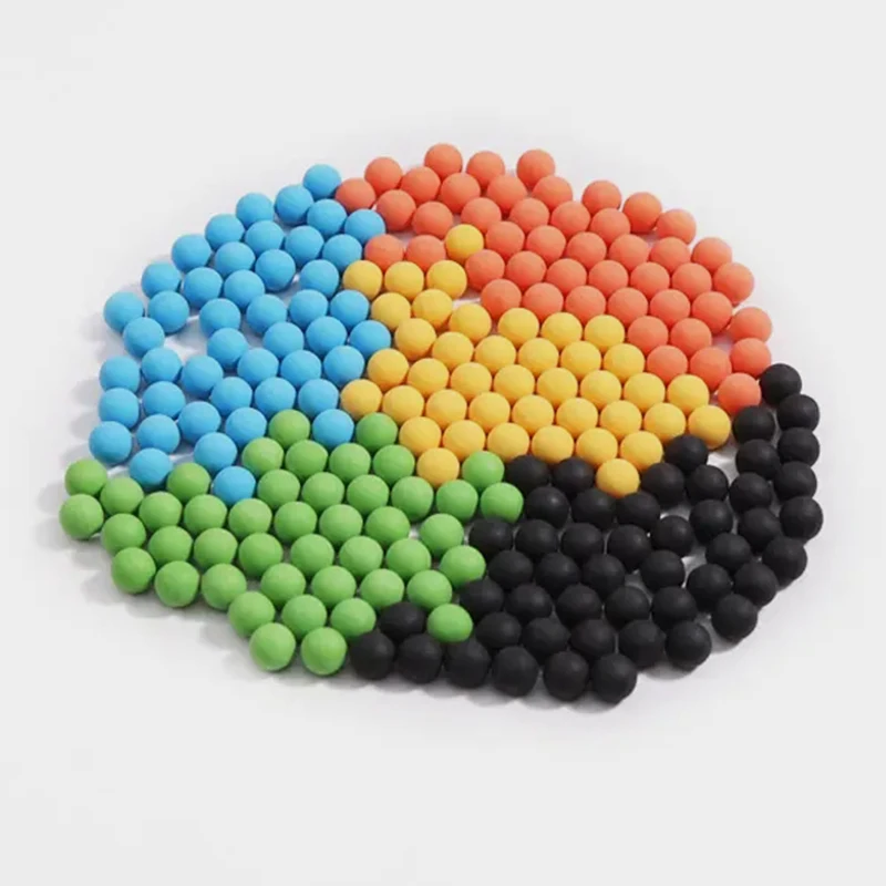 Paintballs43CaliberReusableLessLethalSolidPracticeHardNylon