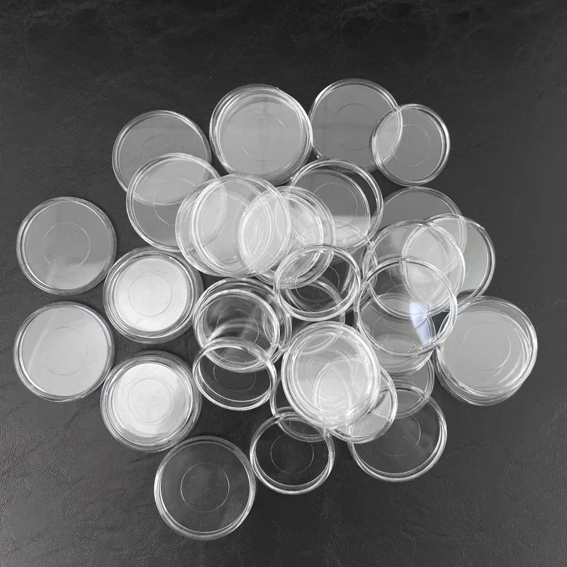 11pcs Clear Plastic Planner Refill Bound Discs for Binding Plastic Ring Binder Mushroom Hole Loose-leaf Planner Ring Binder