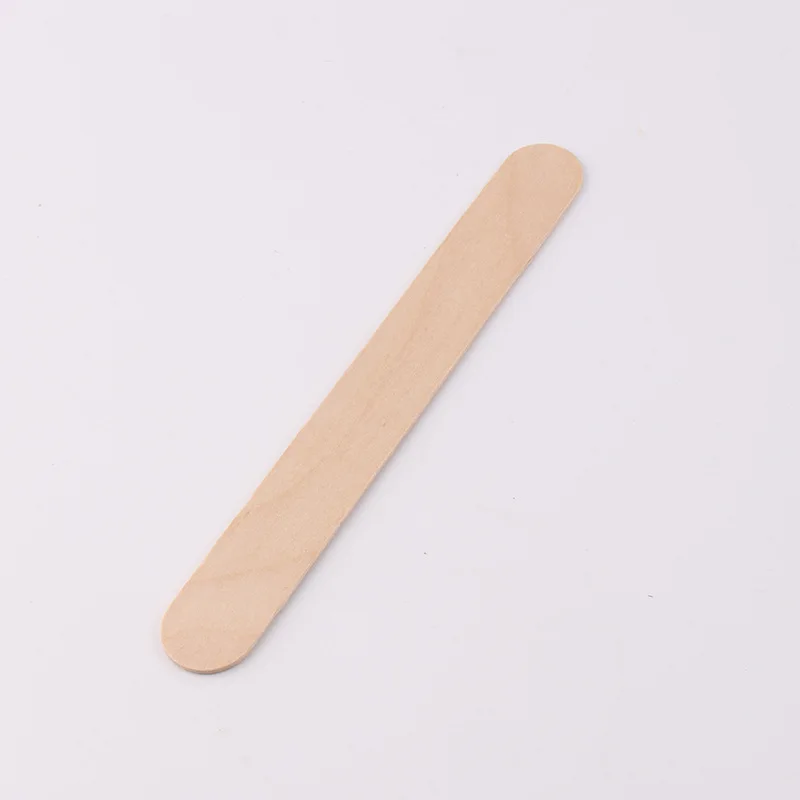 100 pcs/box Disposable Wood Tongue Depressor Spatula Waxing Stick Waxing Hair Removal Wax Wooden Sticks Woman Skin Care Stirrer 2