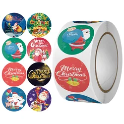 Festive Christmas Stickers Set: Decorative Seal Labels for Gifts, Baking, and Stationery (QY2041-100pcs)