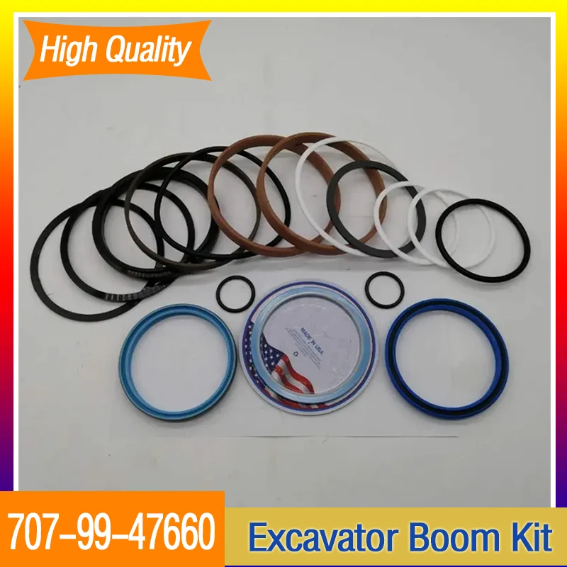 

S6D102E-1 Boom Cylinder Seal Kit for Komatsu 707-99-47660 PC220-6 Excavator Spare Parts