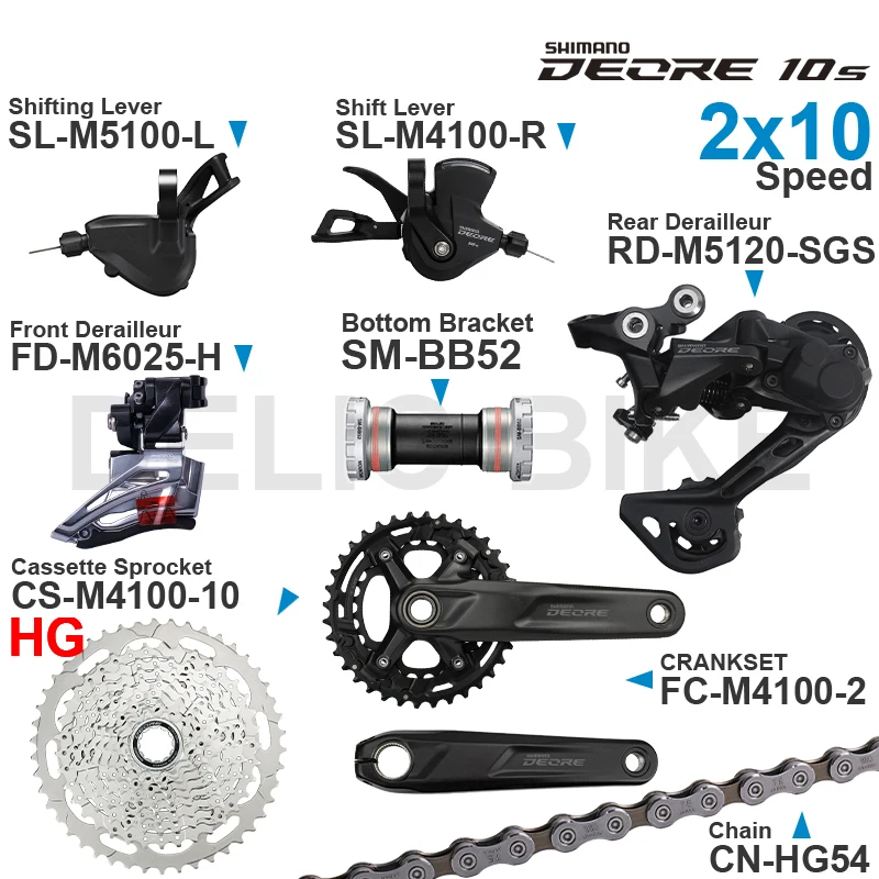 パーツ SHIMANO DEORE M5100 TEKTRO FSA mix set Shimano Deore