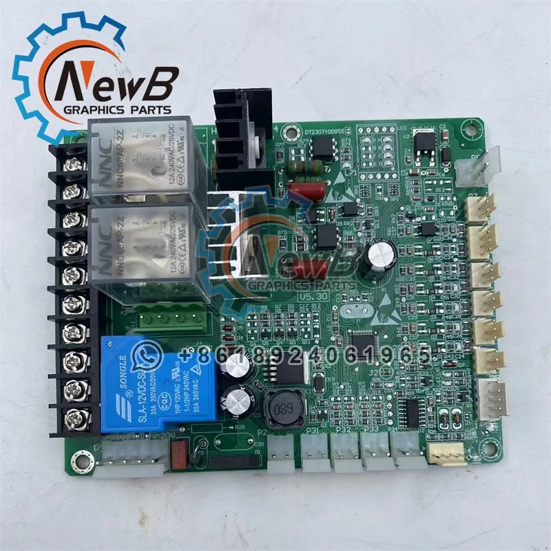 NNC68AP-2Z 회로 기판 SLA-12VDC-SL-A 릴레이, 폴라 500V9 절단기 커터, 길로틴 종이 커터, PCB 제어 카드