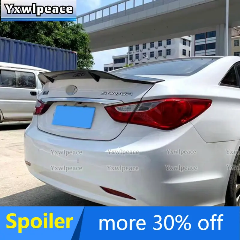 

R Style Carbon Fiber / FRP Rear Trunk Lip Spoiler Car Accessories for Hyundai Sonata 8th 2011 2012 2013