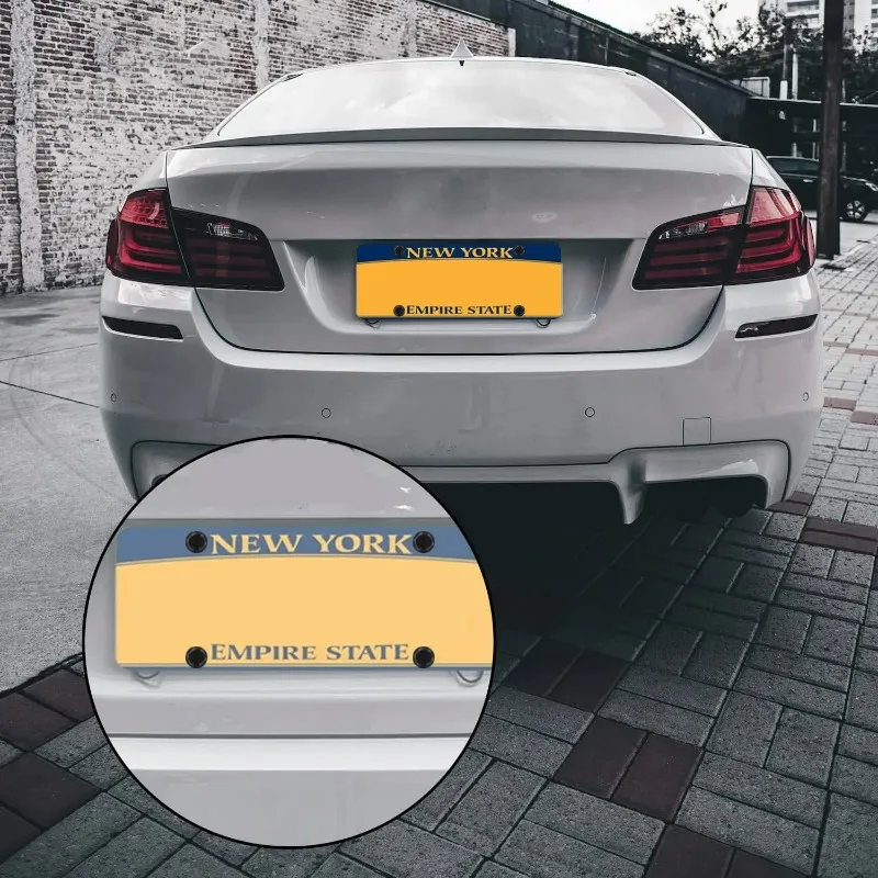 License Plate Screws for Fastening License Plates Nylon Screw Inserts Frames and Covers on Cars and Trucks Motorcycle Universal