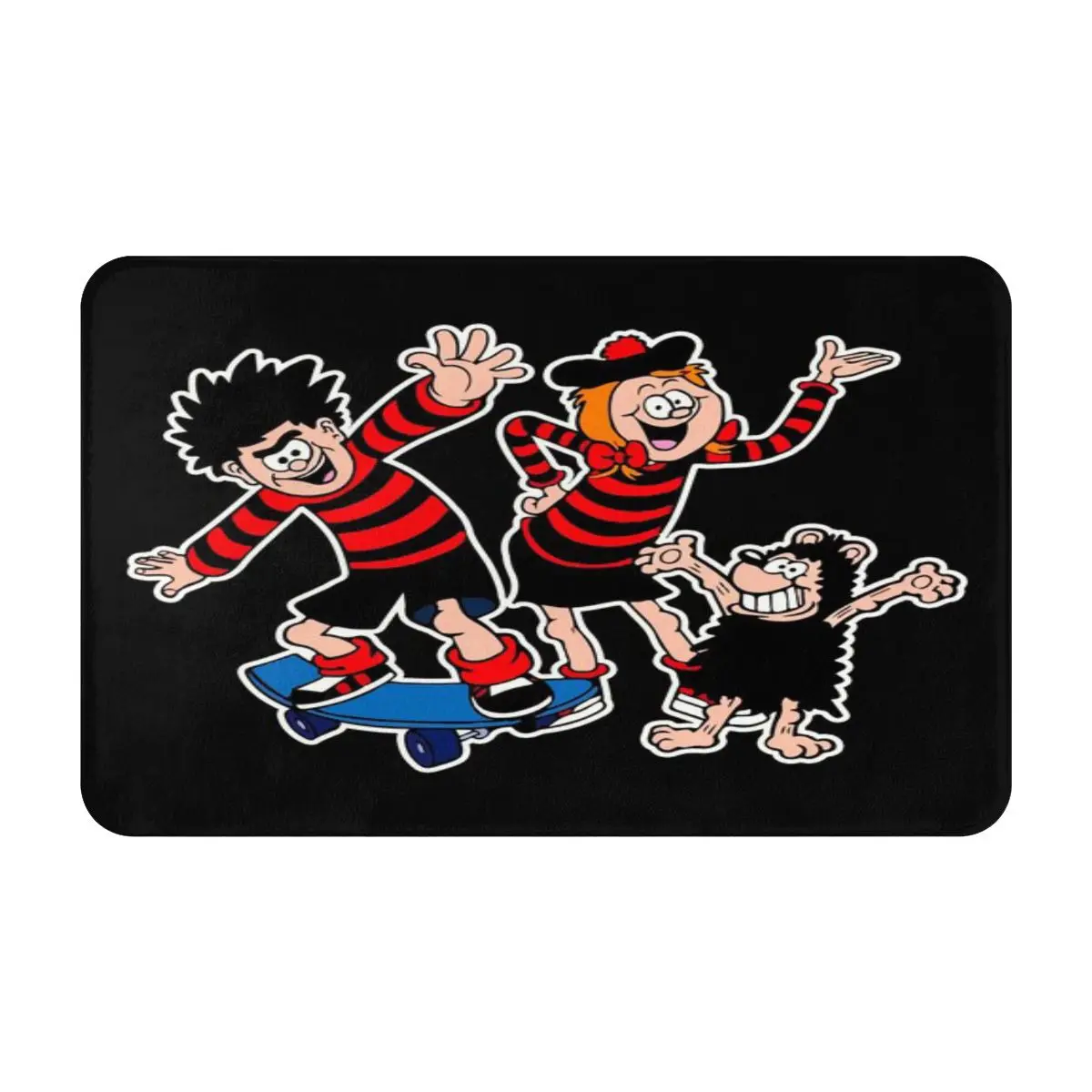 Il Beano Dennis And Gnasher A Tappeto Zerbino Tappetino Da Bagno