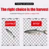 Fishing Net Fish Mesh Trap Monofilament Gill Net Netting Outdoor Fishing Tackle Three Layer  Monofilament Mesh Fish Mesh Trap 6
