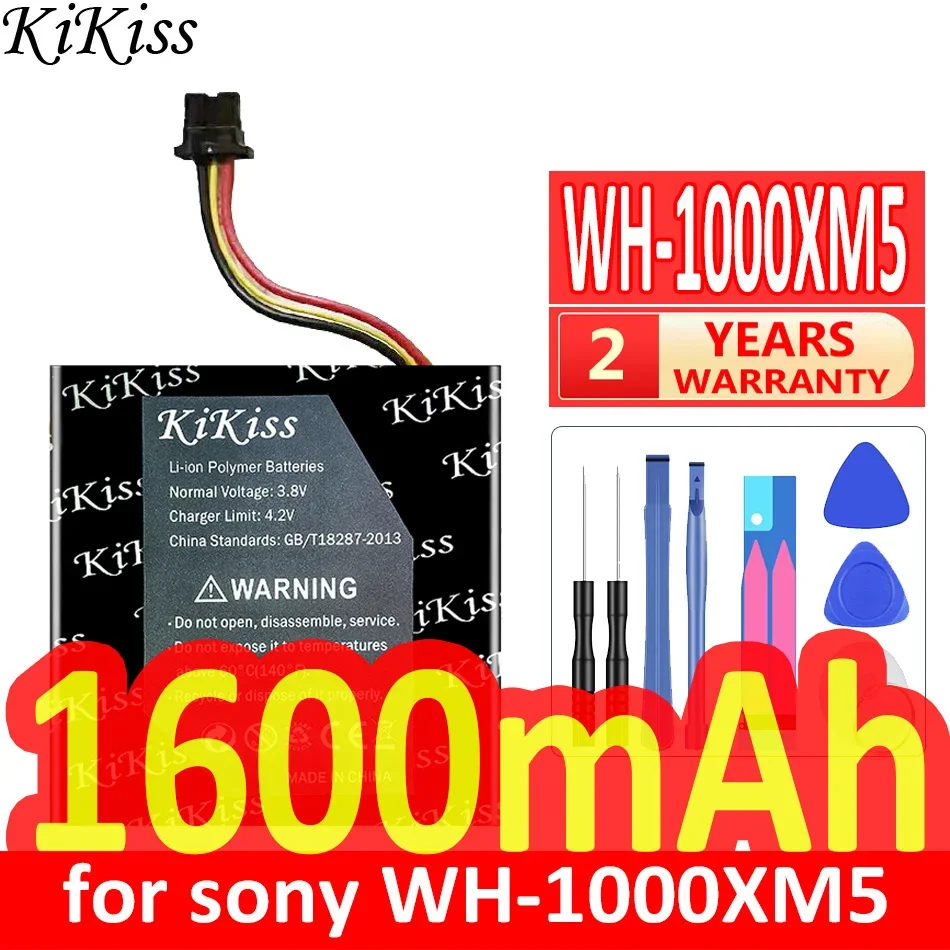 Batteria Potente Kikiss Da 1600Mah Per Cuffie Bluetooth Sony Wh-1000Xm5 723741