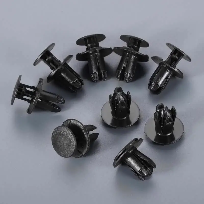 Clip Di Fissaggio A Spinta Per Auto – Set 10 Pezzi, Numero OEM 865952T500, Adatte Per Hyundai Accent, Elantra, Tucson, Santa Fe E Kia Optima, Rio, Sportage, Plastica Nera