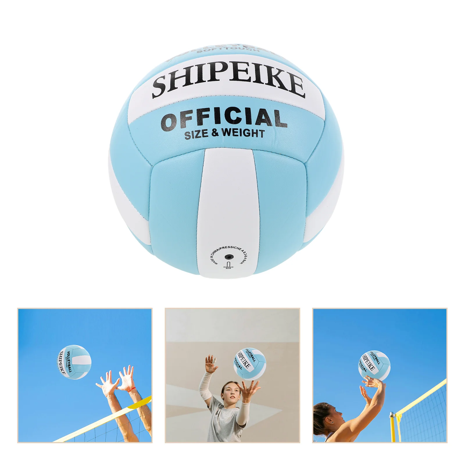 Soft Volleyball Indoor Official Size Machine Sewing Pu Sports Training Equipment Toddler