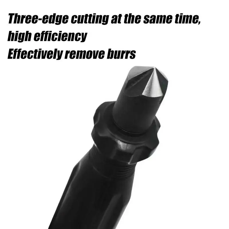 Metal Deburring Tool Screwdriver Handle Deburring Tool Burr Removal Device Hand Reaming Accessories Trimming Cutter For Garage