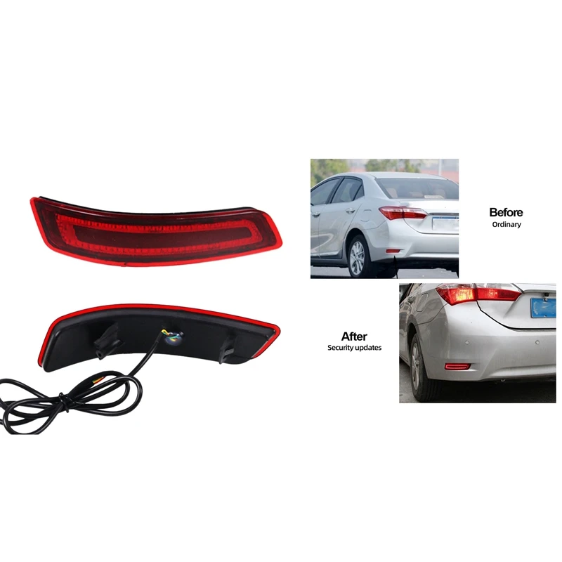 

Автомобильный рефлектор, динамический сигнальный бампер для Toyota Corolla Altis 2014-18