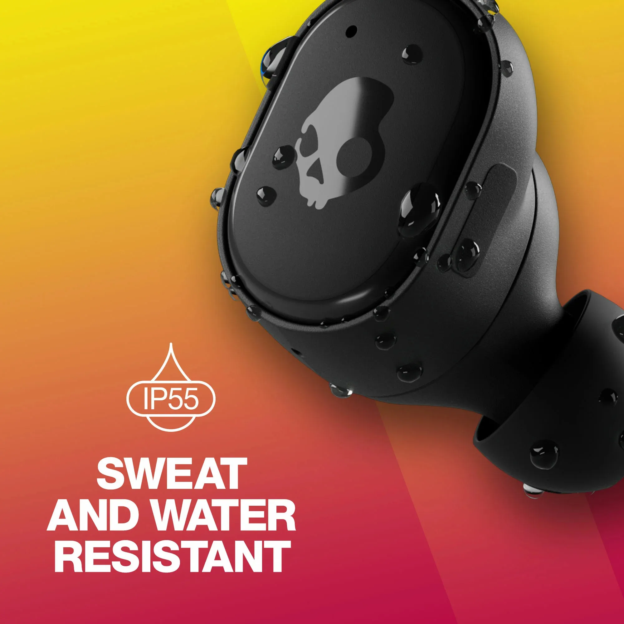 Skullcandy S2GTW-P740 그라인드 스포츠 게이밍 이어버드, 진정한 무선 블루투스 이어폰, 대용량 배터리 헤드폰 선택