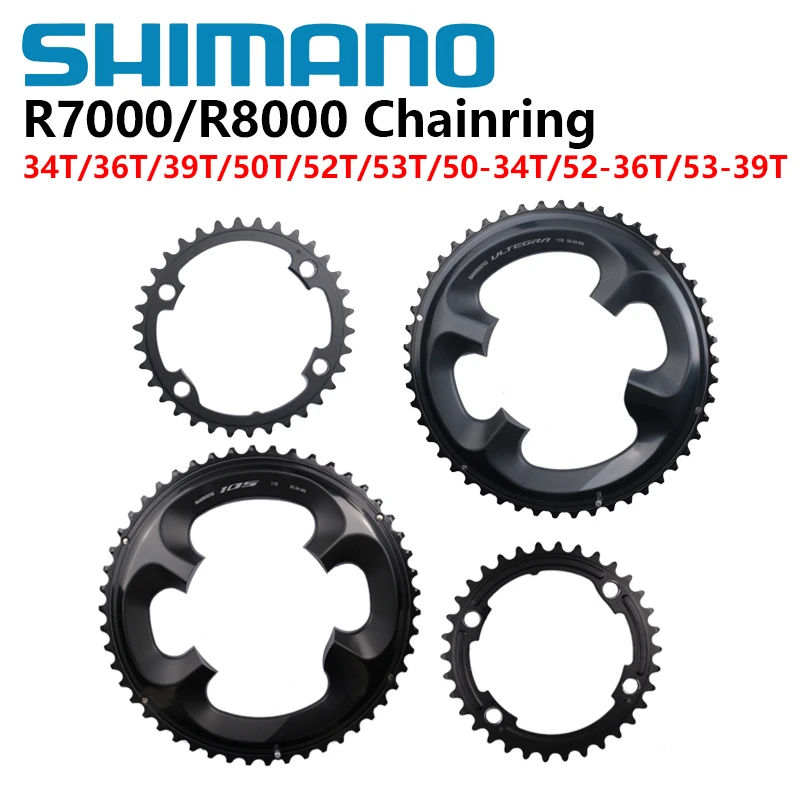 Shimano Ultegra R8000 / 105 11S Crankstel Kettingblad Voor Racefiets 36T/53 39T 110BCD|bike chainring|road bike chainrings11 speed - AliExpress