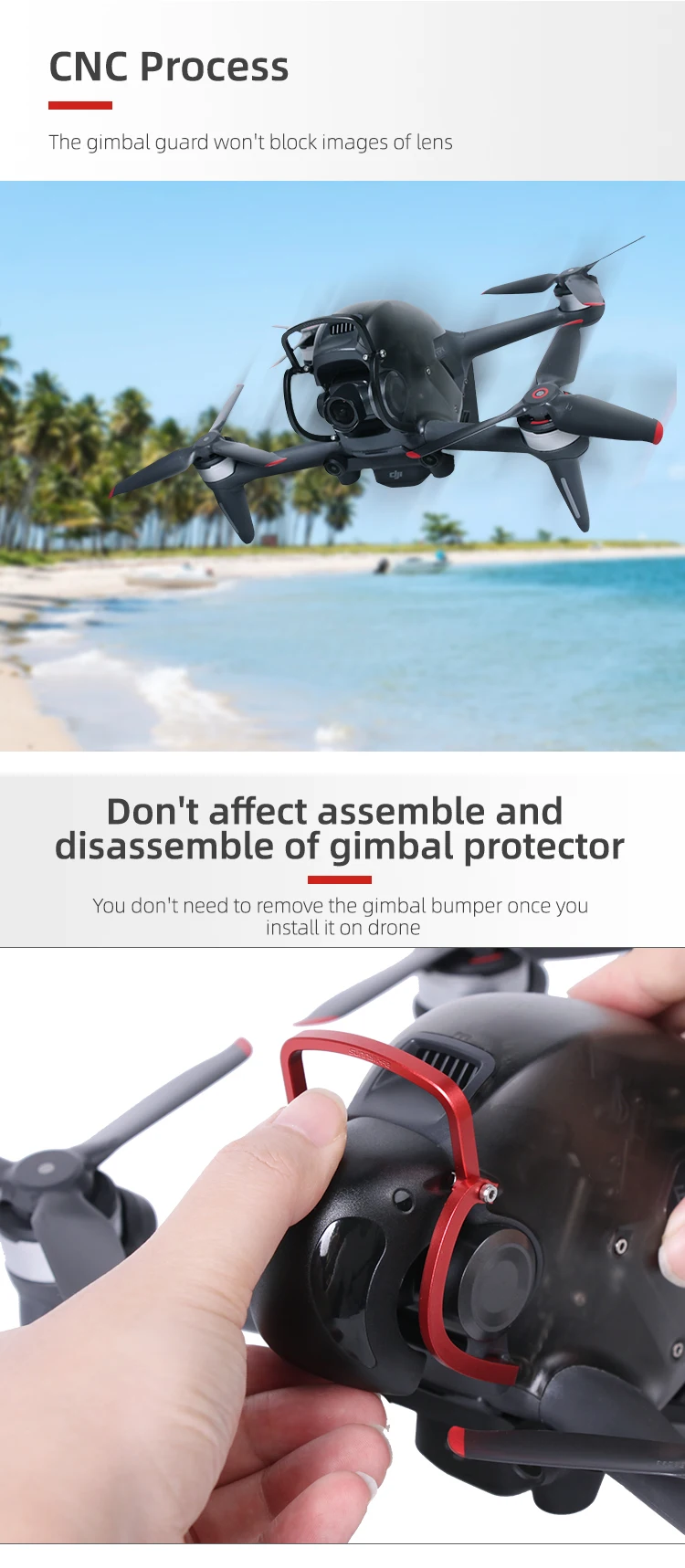 Helice pour drone,Pièces de cardan d'origine pour DJI Mavic Mini-2-SE