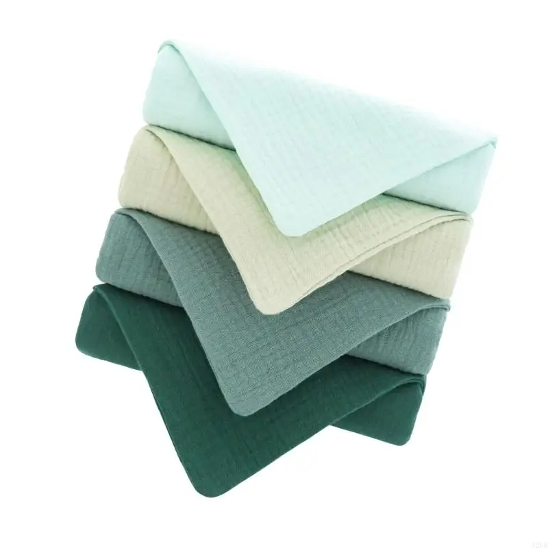 4Pcs Baumwolle Neugeborene Waschlappen Atmungsaktive Baby Speichel Handtücher Für Empfindliche Haut Sanfte Reinigung Und A2UB – Detail 5