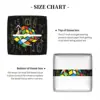 Custom Cool Math Rubix Rubik Player Cube Facial Tissue Box Cover Square Rubics Math Lovers PU Leather Tissue Box Holder for 4