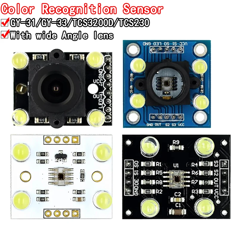 GY-31-GY-33-TCS34725-TCS3200-TCS230-Detector-Module-Color-Recognition ...