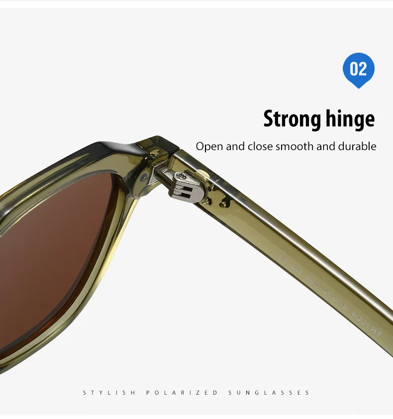 Retro Polarized Sunglasses Men Ultralight TR90 Frame Polygon Women Outdoor Travel Eyewear