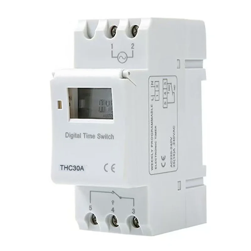 Programmable Din Rail Relay 2 Wire Weekly Seven Days Timer Forstreet Lights Timer Control