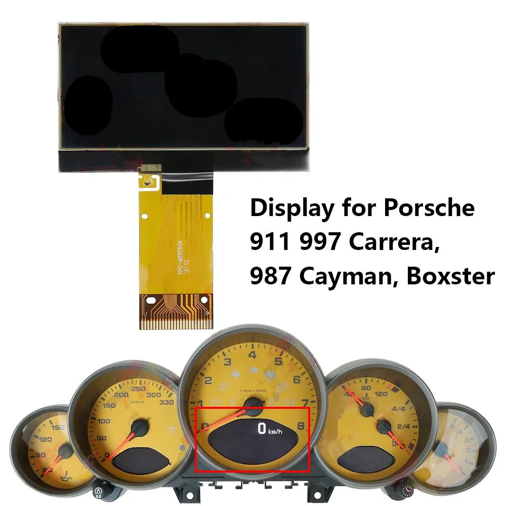 

1Pc for Porsche Kaman Instrument LCD display 911 997 Cayman