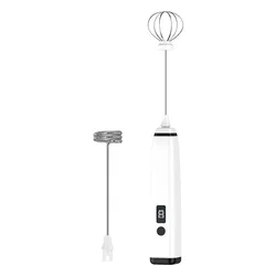 Versatile Kitchen Mixer for Baking and Frothing Tasks (WHITE)