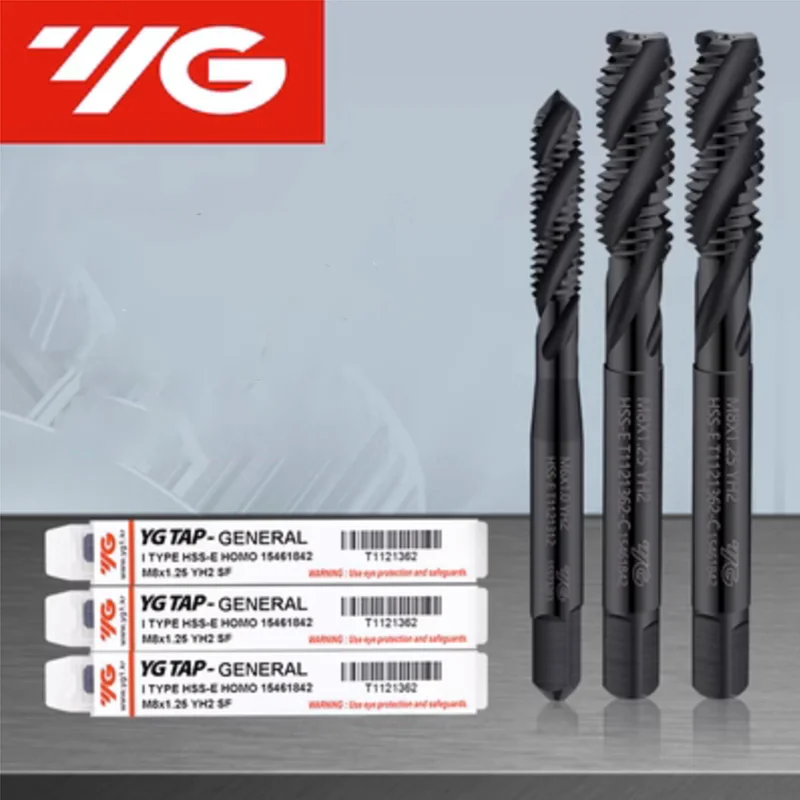 

Korea Original YG HSSE JIS Standard Spiral Fluted Tap Pointed M30 M33 M36 Machine Screw Thread Taps For Steel