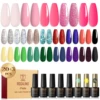 Rosalind Glitter 23Pcs/Set Gel Nail Polish Set Pink Green Summer Series Set With Hybrid Varnish Nail Supplies Cured UV Lamp 3