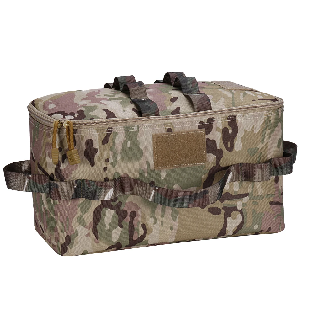 Outdoor Tool Kit Bag Wear-resistant Cookware Organizer 600D Oxford Large Capacity Multifunction for Travel Hiking for Picnic BBQ