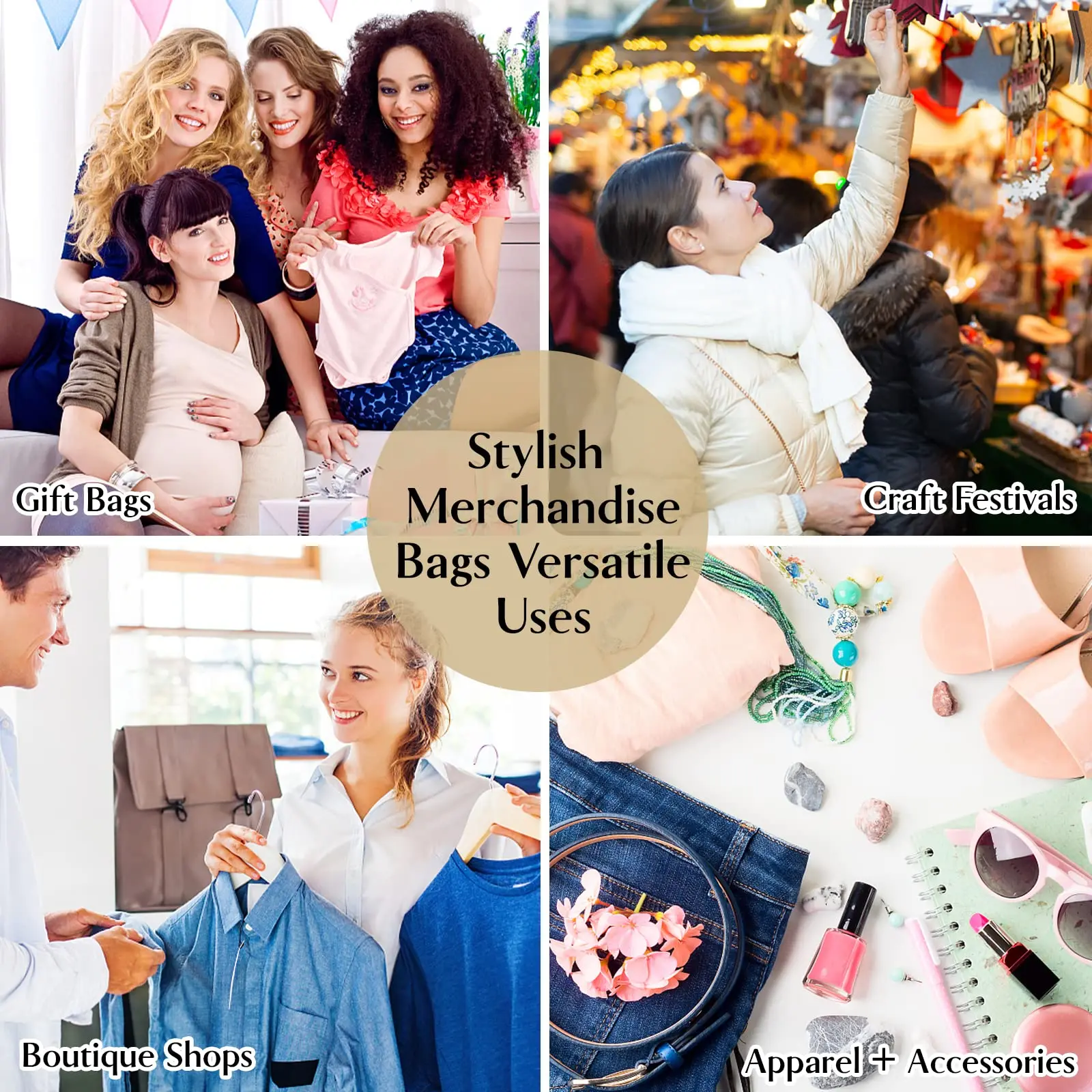 Poly Bags Premium Thank You Poly Bags Handles Retail Wedding Gift Favors For Boutique Business Candy Packaging
