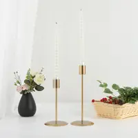 Nordic Single Head Simple Iron Art Candle Holders Christmas Table Ornaments Romantic Wedding Decoration Metal Candlestick 4