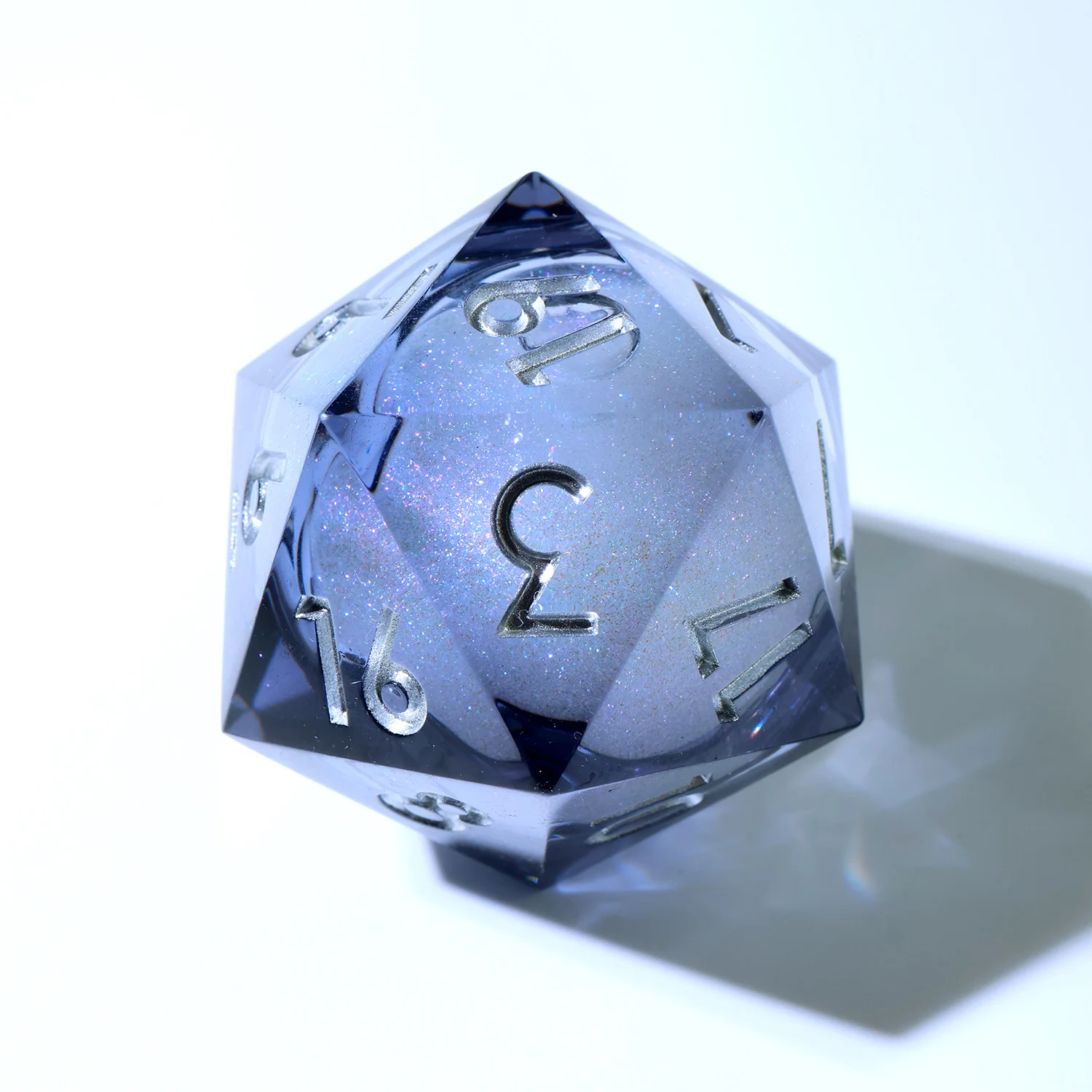 30MM Large D20,Polyhedral Resin DND D20 Dice Set,Liquid DND D20 Gift For Board Games Role Playing Table Game-Liquid 1