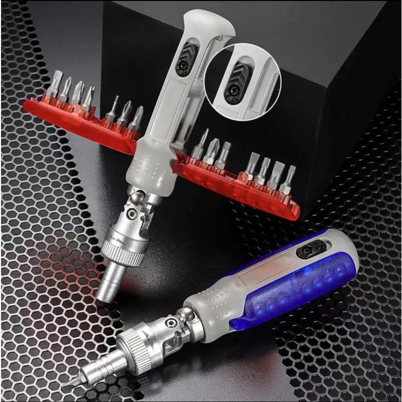 14-in-1 Ratchet Screwdriver Batch Tool Set Plum Multifunction Shaped Driver Repair Screwdriver Set