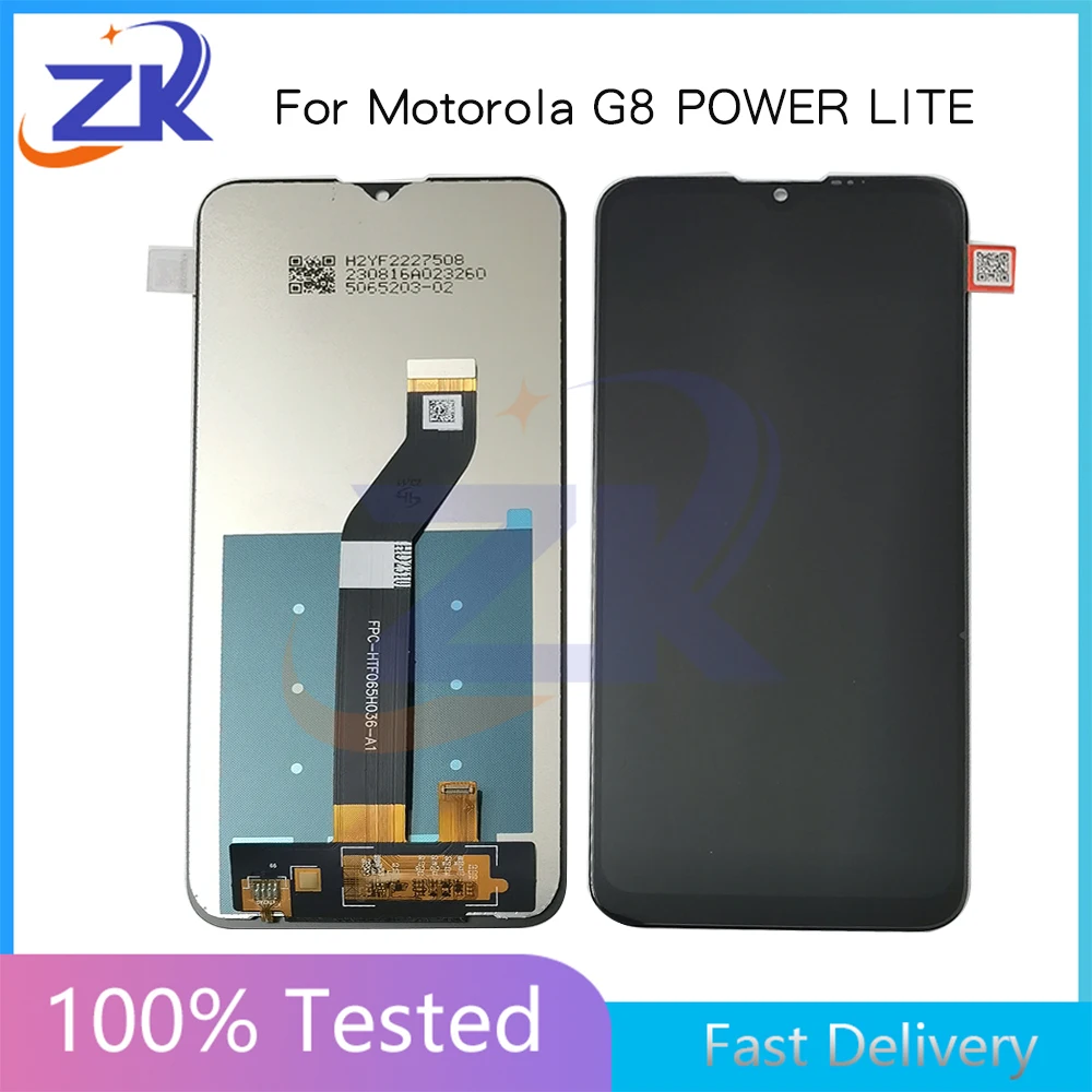 

Оригинальный ЖК-дисплей для Motorola G8 Power Lite, сенсорный дигитайзер в сборе для moto G8 Power Lite, детали для замены дигитайзера