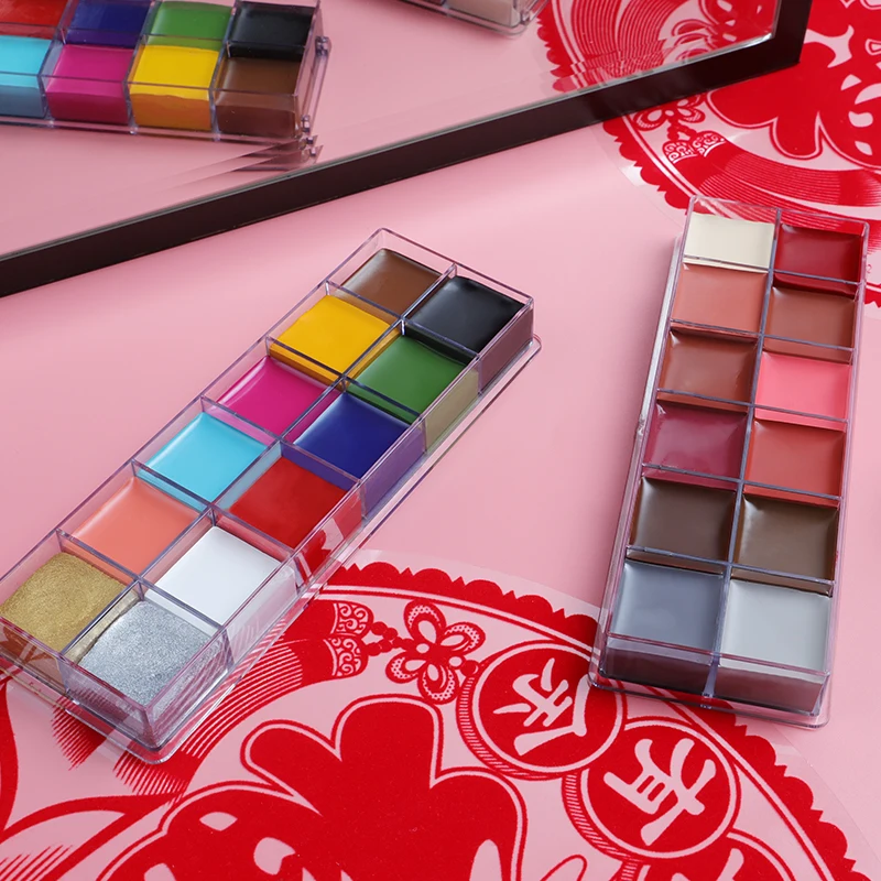 IMAGIC Professional Makeup Cosmetics 1 X12 Colors Body Painting + Skin Wax + professional makeup remover Makeup Set Tools