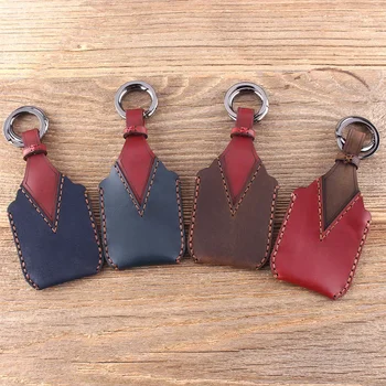 Portachiavi in vera pelle per toyota - KEYYOU portachiavi in vera pelle per toyota Estima Alphard Vellfire 4 pulsanti portachiavi portachiavi custodia