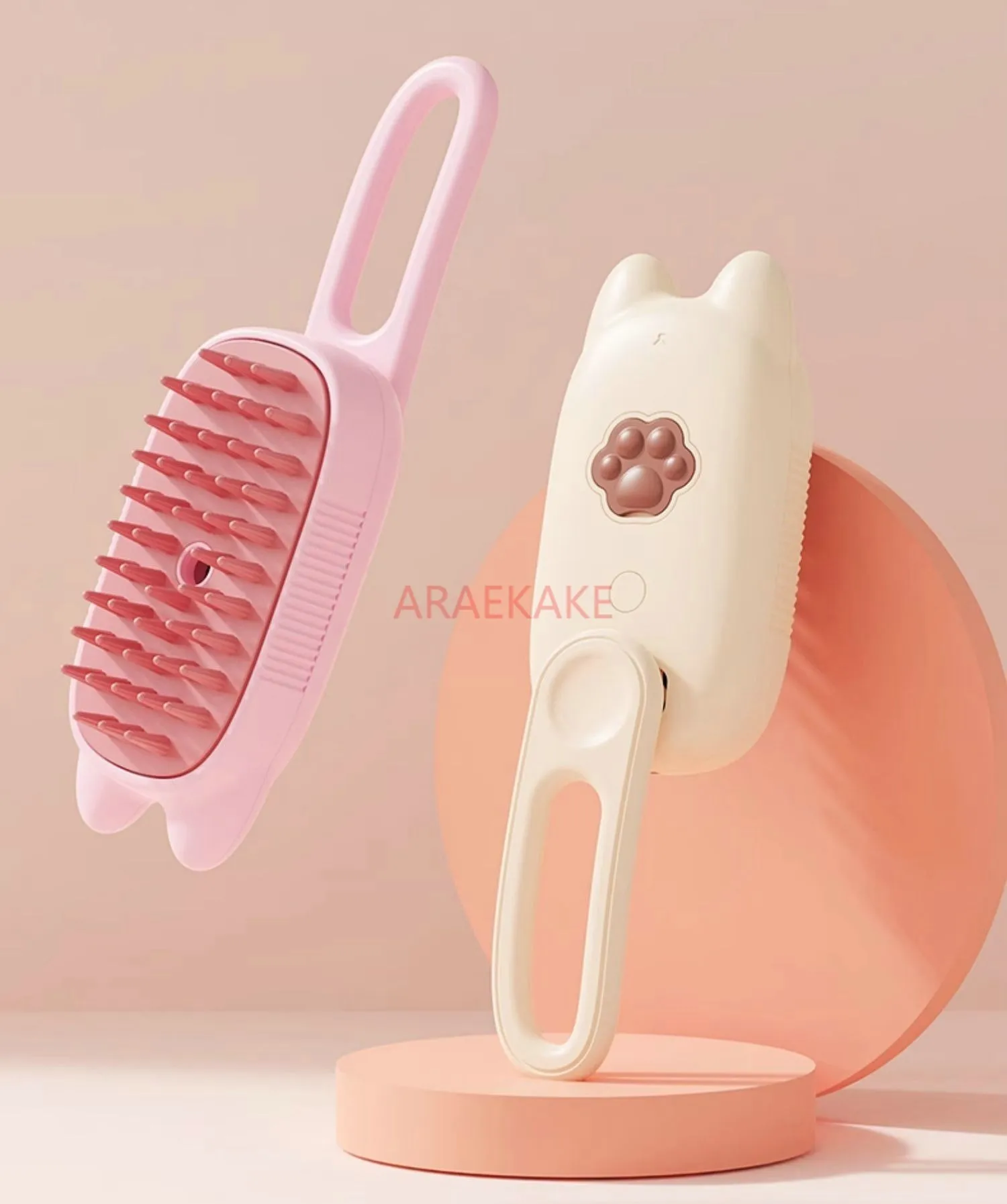 Pet spray massage comb steam hair brush cat hair cleaner cat dog to float bath free comb