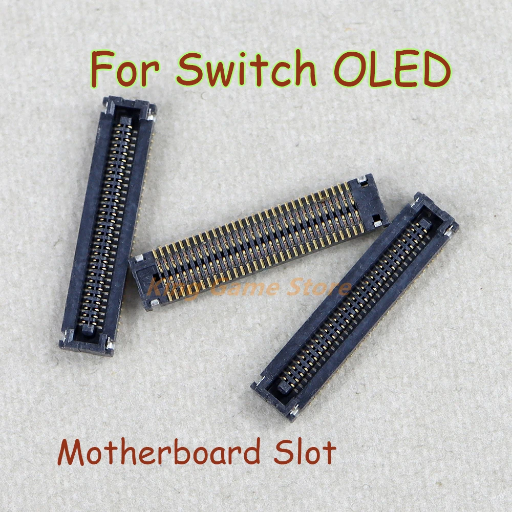 

100pcs Replacement Original Mainboard card slot socket Motherboard Card Slot Socket For Switch OLED