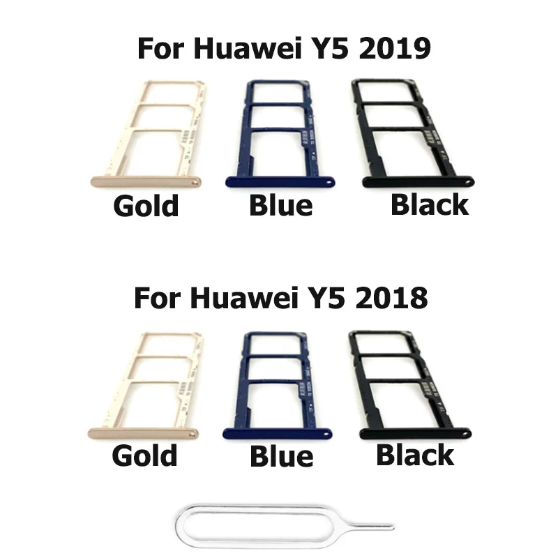 Eonpam - Tiroir Carte SIM Huawei Y5 2019 | Remplacement Origine Avec Aiguille