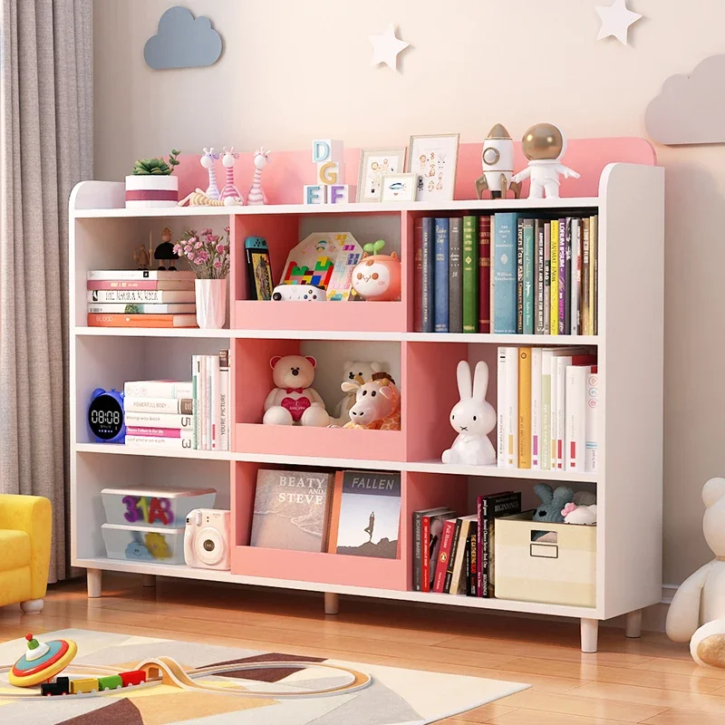 Bookshelf Simple Child Library Household Bookshelf Storage Children's Toys Multi-layer Libreria Scaffale Infantil Furniture
