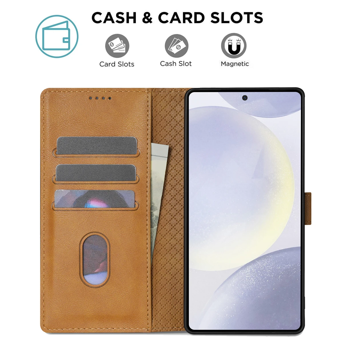 Business Lux Leather Wallet Phone Case - Premium Flip Cover