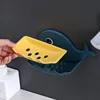 1PCS Wall Mounted Soap Dish for Bathroom Shower Portable Whale Soap Holder Plastic Sponge Tray for Kitchen Bathroom Accessories 4