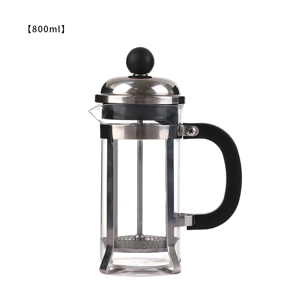 350ml French Pressed Coffee Maker Stainless Steel Thermal Brewing Pot Large  Capacity Manual Containers Kitchen 800ml - AliExpress