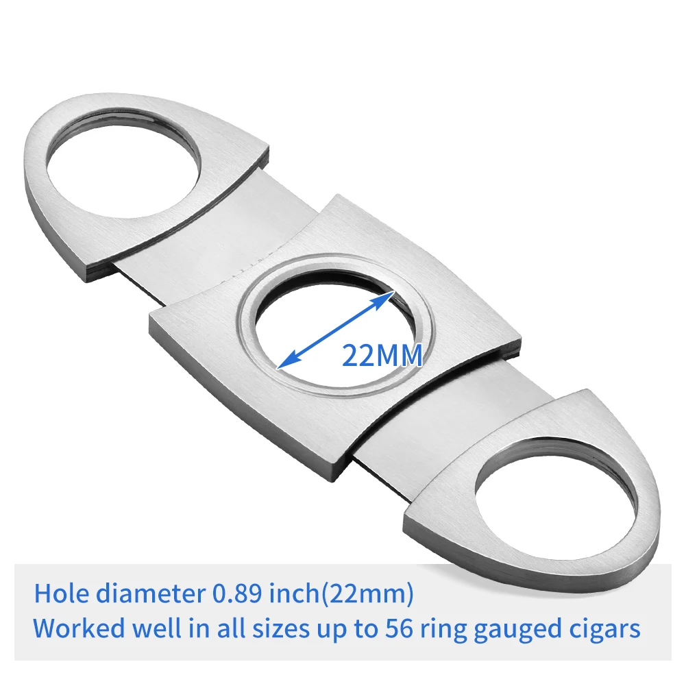 Cigar Cutter SHENGMEIYU Cigar Cutter Puro Luxury Charuto Clipper Guillotine With Gift Box Accessories Scissors cigar cutter,cigar tools