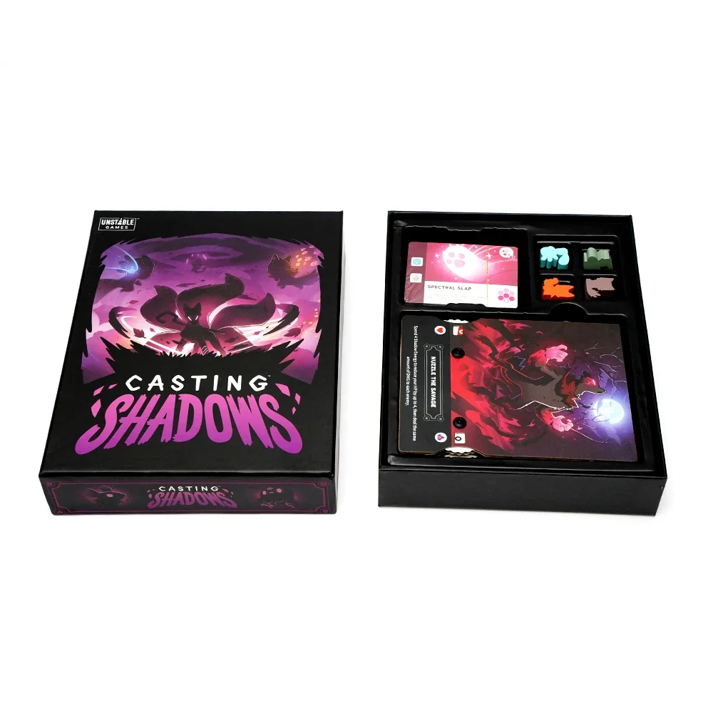 New Casting Shadows Base Game The Ice Storm Expansion Bundle Card Board Game For Family Party   Children Suitable Holiday Gift 5