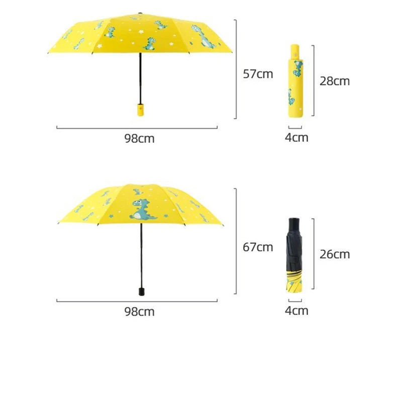 Automatic Folding Sunshade Umbrella for Boys And Girls