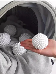 Pure White Magic Cleaning Laundry Ball - Anti-Winding for Effective Dirt Removal (White-6pcs)