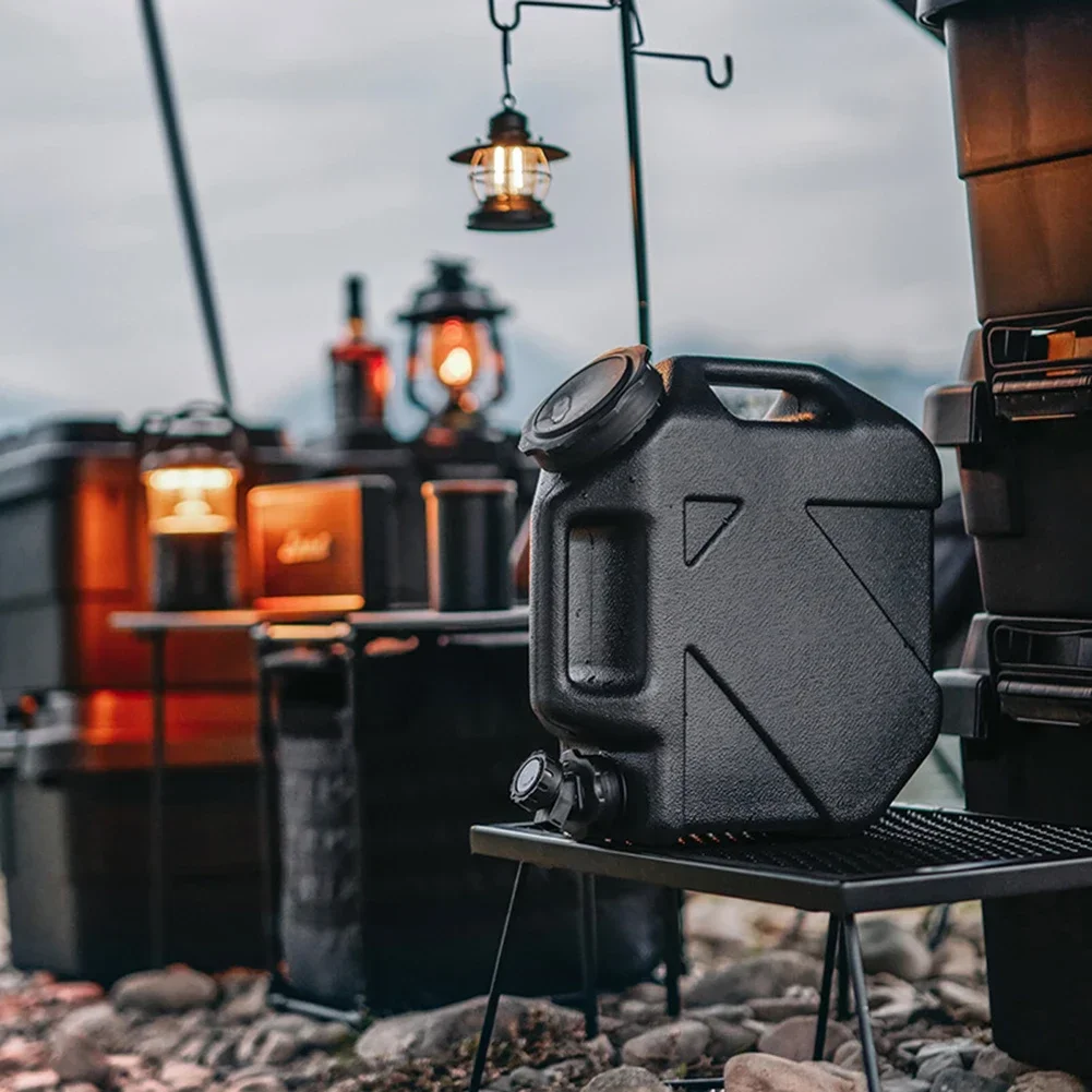 11-12L Portable Water Bucket, Detachable Faucet, Leak-Proof Camp Water Bag for Outdoor Use -Camping,Hiking,Fishing,Picnic