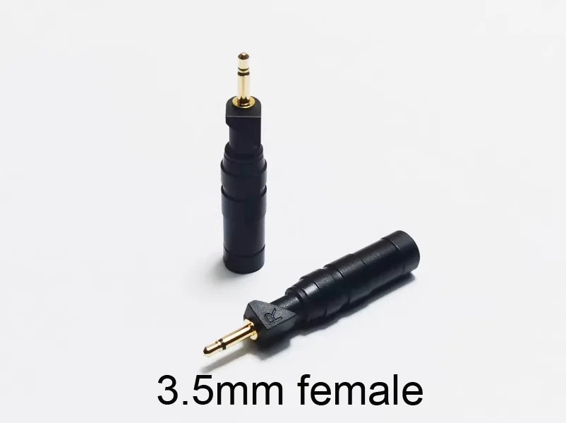 3.5mm/0.78mm/MMCX/ED15/HD800/미니 XLR 3핀 4핀 암 커넥터 - ABYSS Diana TC MR dz 헤드폰 이어폰 연결 어댑터