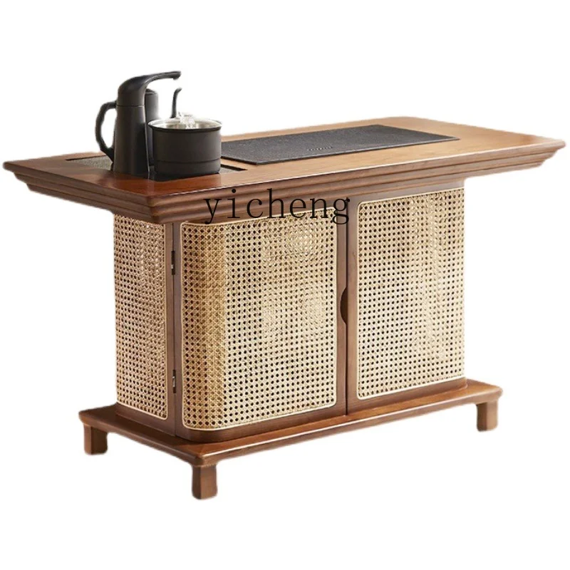 

XC Zen Solid Wood Tea Table Home Balcony Leisure Drink Tea Table Chair Designer Simple Small Kung Fu Tea Table